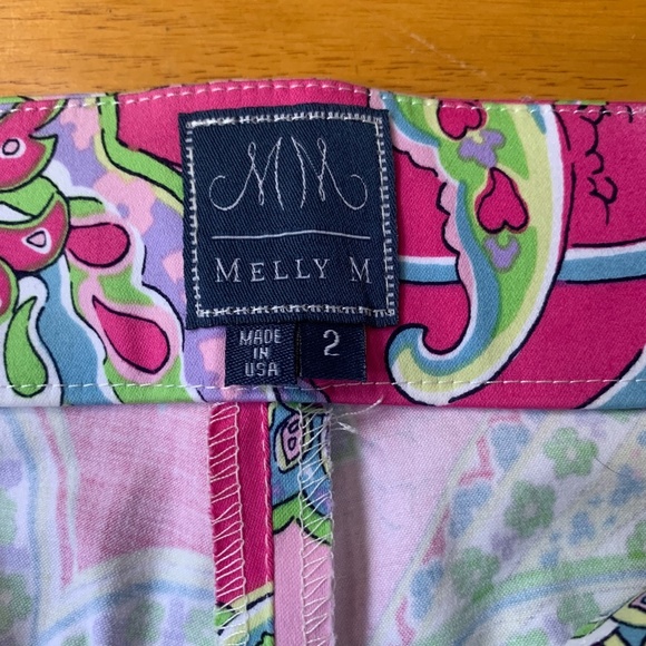 Bohemian Boho cropped Melly M Paisley print pants, liberty art,  Size 2 - Picture 9 of 10